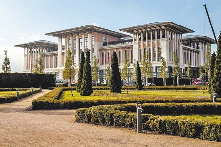 новый дворец президента турции